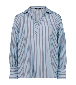 zero - Gestreifte Bluse blau - Gr. - 42