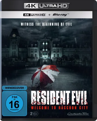 Resident Evil: Welcome to Raccoon City (4K Ultra-HD) (+ Blu-ray 2D)