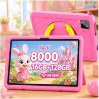 VASOUN TAB11 Kinder-Tablet 10 Zoll,128 GB,8000mAh Tablet (10.1", 128 GB, (Android,WiFi,Dual-Kamera,Bumper Kindersicherung,Elterliche Kontrolle)