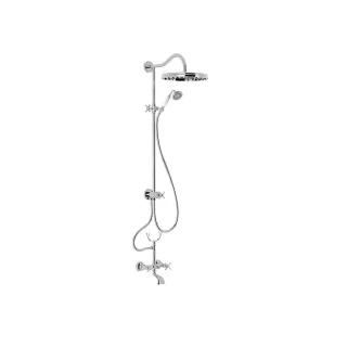 Tres 3 Griff Aufputz System für Wanne und Dusche , 24217602 24217602