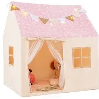 COSTWAY Spielzelt Kinder Spielzelt, mit Matte & Lichtern, 119 x 104 x 129 cm