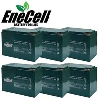 ENECELL Akku - 72V 45AH für Stormborn econelo ecabino Akkupacks Blockbatterie 45000 mAh (72 V), wartungsfrei, Erweiterungsakku, Ersatzakku, Zusatzakku