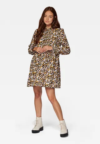 Mavi - PRINTED DRESS black small dreamed up print - Gr. - M