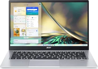 Acer Swift 1 SF114-34-P07A [14'' Pentium Silver N6000 11GHz 8GB RAM 256GB SSD Intel UHD Graphics Win 10 Home] silber