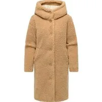 Ragwear Langmantel Joonie YOUMODO Langer Winter Plüschmantel mit Kapuze