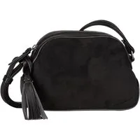 Gabor Handtasche Anthea, Kombi aus Velourimitat und Lederimitat sowie Nieten besetzte Anhänger