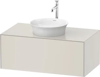 Duravit White Tulip Konsolenwaschtischunterbau wandhängend Nordic Weiß Seidenmatt 1000x550x408 mm -  WT497603939