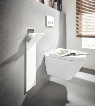 emco WC-Modul asis pure Türanschlag rechts, Unterputz, 730 mm, alpinweiss matt, 975551301 975551301