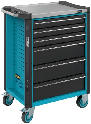 HAZET Werkstattwagen Assistent 179NX leer schwarz/blau - 179NX-6