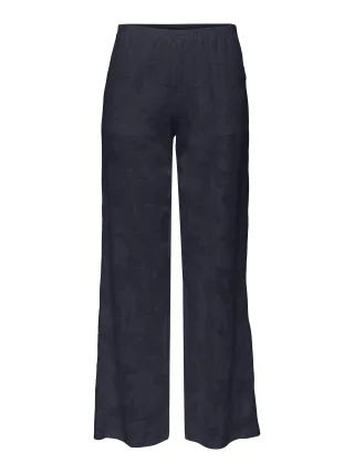 ONLY - ONLMIRABELLA WIDE LACE PANT JRS Night Sky - Gr. - L