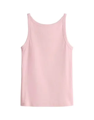 Opus - Trägertop aus feinem Rippenjersey Slim Fit - Izli pink - Gr. - 40