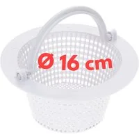 Amapool Poolschlauch Amapool Skimmerkorb zum einfachen entfernen von Verschmutzungen im Poo, (1 St), Amapool Skimmer Korb 16cm I Ersatzkorb für Standard Skimmer I Pool Vor