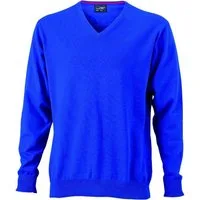 Daiber Strickpullover JN 659 Herren V-Neck Pullover Leichte Strickqualität