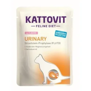 KATTOVIT Feline Diet Nassfutter Katze Urinary Adult Lachs 96x85 g