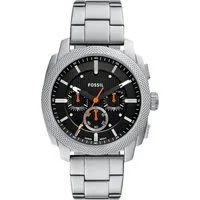 Fossil Chronograph Machine FS6095, Quarzuhr, Armbanduhr, Herrenuhr, Edelstahlarmband, analog