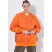 MIAMODA Kurzjacke Blouson Relaxed Fit geraffter Langarm