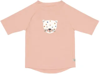 Lässig UV-Shirt Kurzarm Leopard Pink