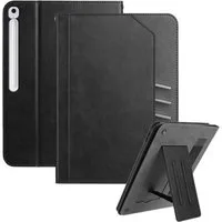 Wigento Tablet-Hülle Für Samsung Galaxy Tab S10 FE Plus Multifunktionale Hülle Schwarz, Standfunktion, Handschlaufe