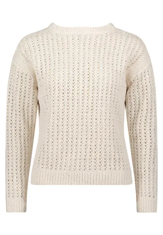 Betty Barclay - Grobstrick-Pullover beige - Gr. - 42