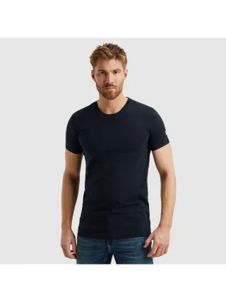 PME Legend - 2- pack R-neck basic t-shirt dark sapphire - Gr. - XL