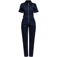 QueenKerosin Overall Speedway Service mit Rückenstickerei