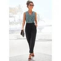 LASCANA Overall mit überlappendem Oberteil, eleganter Jumpsuit, Business-Look