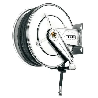 ELMAG INDUSTRIE Schlauchaufroller Edelstahl 544 für Wasser, ohne Schlauch - 43493