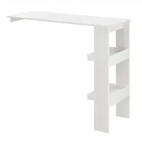 en.casa Bartisch, Bromölla Stehtisch 120x45x106cm Weiß