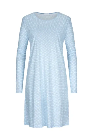 Mey - Nachthemd langarm dream blue - Gr. - 46