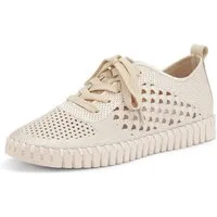 Ilse Jacobsen TULIP4275 Schnürschuh Tulip mit Schnürung, klebstofffrei, gepolstert, Stickerei