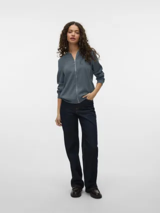 VERO MODA - VMCOCO L/S BOMBER NOOS Stormy Weather - Gr. - XS