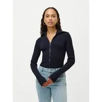 LeGer Langarmbody Heidi, LeGer by Lena Gercke mit Reißverschluss, körpernah, mit Kragen