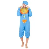 JADEO Kostüm Lustiges Babykostüm für Herren blau-orange