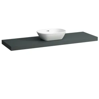 Laufen Waschtisch-Platte LANI 495x1570x65 mit Aussschnitt mittig H4046911122661