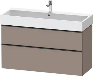 Duravit D-Neo Waschtischunterbau wandhängend Basalt Matt 1184x442x625 mm - DE43750BD430000 DE43750BD430000