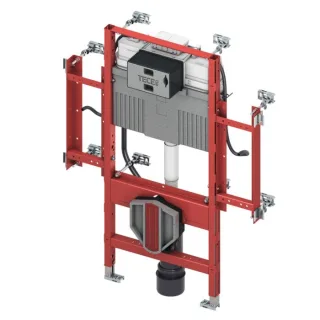 TECEprofil WC-Modul 9300309 Bauhöhe 1120 mm, mit Spülkasten, Betätigung vorn/oben