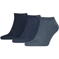 Calvin Klein Sneakersocken CK MEN SNEAKER 3P (3 Paar) mit kleinem Rippenbündchen, Cotton-Mix, elastisch
