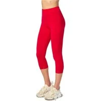 Merry Style Leggings Damen 3/4 Capri Hose MS10-224 (1-tlg) aus Baumwolle mit Spitze