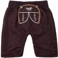 Isar-Trachten Trachtenkleid Babyhose - LEDAHOSN - dunkelbraun
