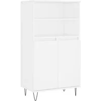 vidaXL Highboard Highboard Weiß 60x36x110 cm Holzwerkstoff (1 St)