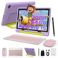 BUFO Kinder Lern-Tablet mit Elternkontrolle 10'' Android 16, 64GB Tablet (10", 64 GB, Android 15, Kids Bumper blau)