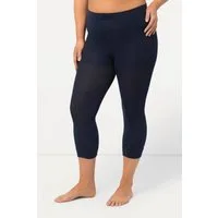 Ulla Popken Feinstrumpfhose Strumpf-Capri blickdicht Oberschenkel-Schutz