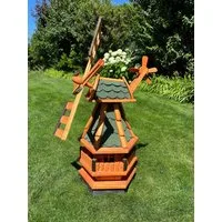 DSH DEKO SHOP HANNUSCH Gartenfigur Windmühle norddeutscher Art ab 80 cm in verschiedenen Varianten