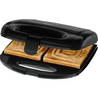 CLATRONIC Sandwichmaker ST 3814, Sandwichtoaster mit Backampel & isolierter Griff