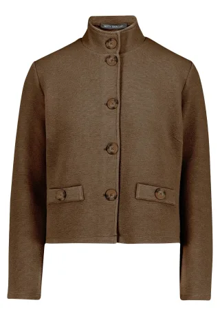 Betty Barclay - Sweatjacke Dark Coffee - Gr. - 36