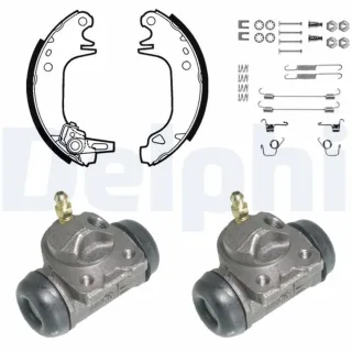 Delphi Bremsbacken vormontiert hinten Peugeot 309 Renault 11 9 Super