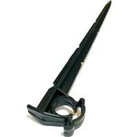 Uzman Bodenanker Erdanker Bodenaker Erdhaken mit Verschluss für Schläuche Ø16mm, (15-St), Klickverschluss
