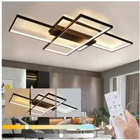 ZMH LED Deckenleuchte Modern Deckenlampe - Große Wohnzimmerlampe Dimmbar 88W, LED fest integriert, 3000-6000k, Deckenbeleuchtung für Wohnzimmer Büro
