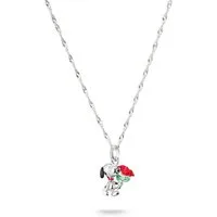 THOMAS SABO Kette mit Anhänger KE2353-664-7-L45V, Snoopy mit Rose