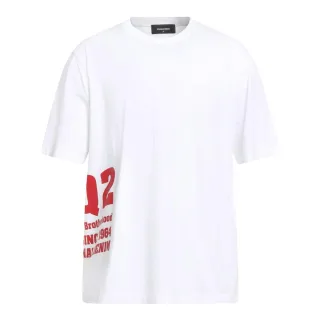 Dsquared2 Dq2 Side Logo Weißes T-shirt